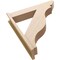Ekena Millwork 7 1/2-in W x 36-in D x 40-in H Funston Slat Rough Cedar Woodgrain TimberThane Outlooker, Primed Tan OUTUR075X36X40FST24RCPR - alternate 4